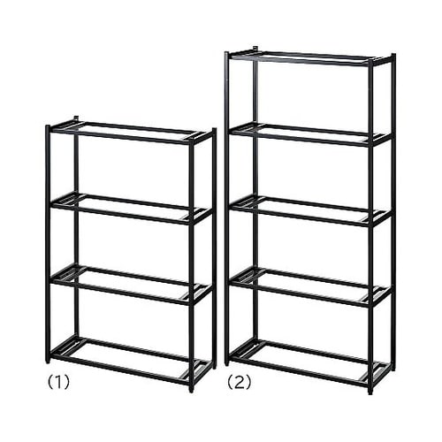 間仕切ラックパーティション本体枠 幅80