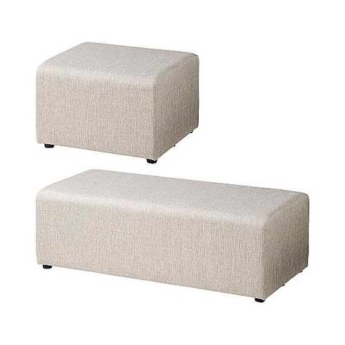 ロビーベンチソファ ライトグレー 幅12