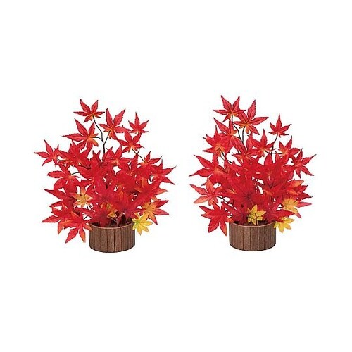 鮮やか紅葉スタンドアレンジ(造花)1セッ