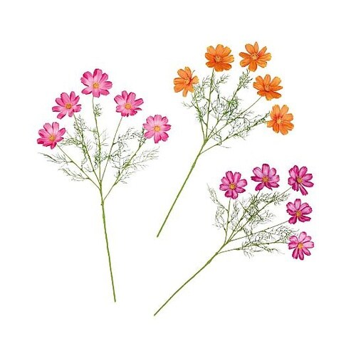 サテンコスモススプレー70cm(造花)ピ