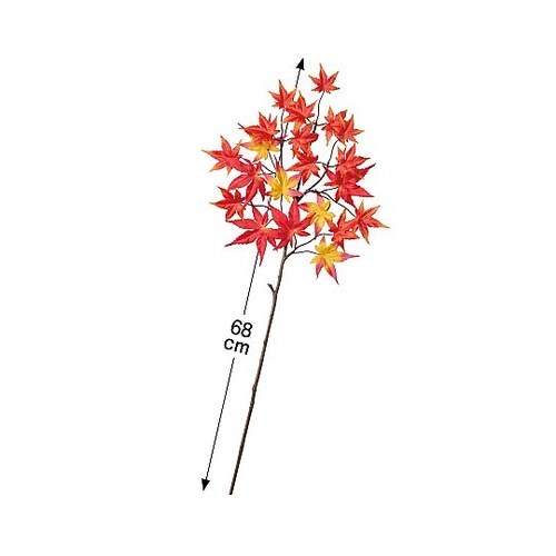 紅葉スプレー(造花)レッドオレンジ 1セ