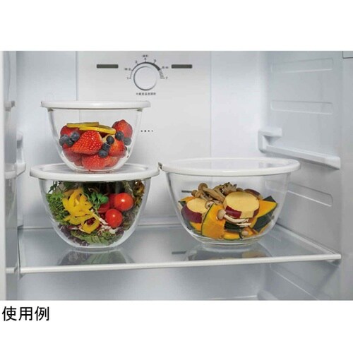 耐熱ガラス製ボウル 3個セット 電子レン