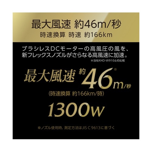 BLDCダブルファンドライヤー ブラック