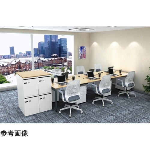 パーソナルロッカー4人用 ナチュラル/ホ