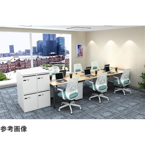 パーソナルロッカー4人用 ホワイト/ホワ