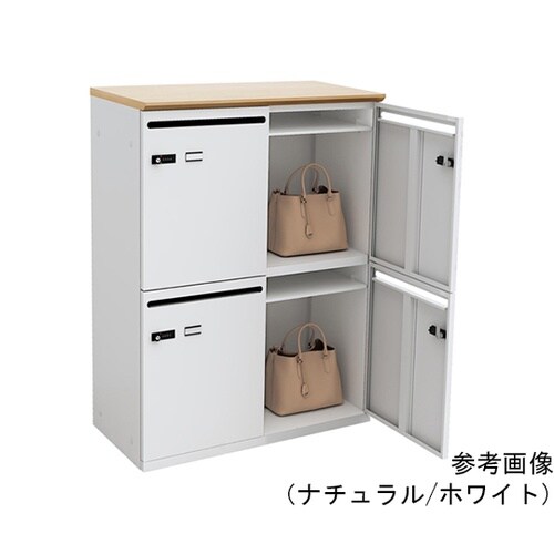 パーソナルロッカー4人用 ホワイト/ホワ