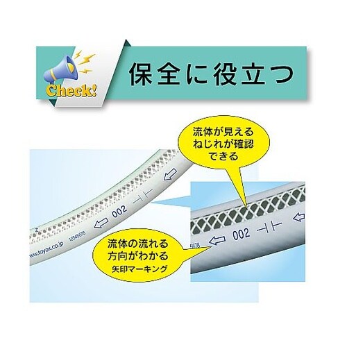 水・油・薬品・エアー用耐圧ホース(高耐圧