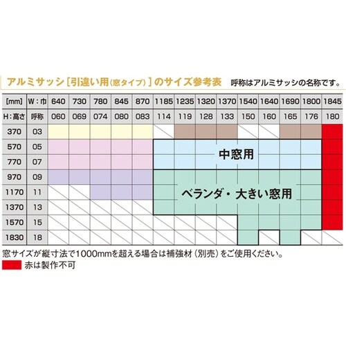 簡易内窓用フレーム&レールキットベランダ