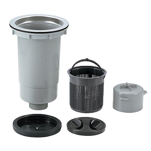 深型排水トラップ G2ネジ 樹脂カゴ仕様