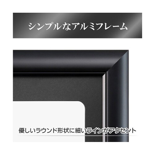アルミ額 ペオリアプラス A3 BK F