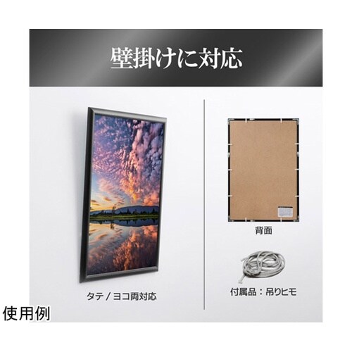 アルミ額 ペオリアプラス A3ノビ BK