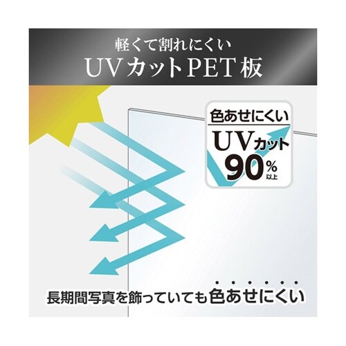 アルミ額 ペオリアプラス A3ノビ BK