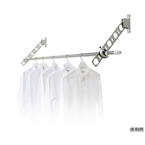 KAN45−S 窓壁用物干金物シルバー