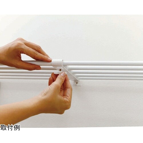 KB−63 突ぱり強力伸縮棚 白 小