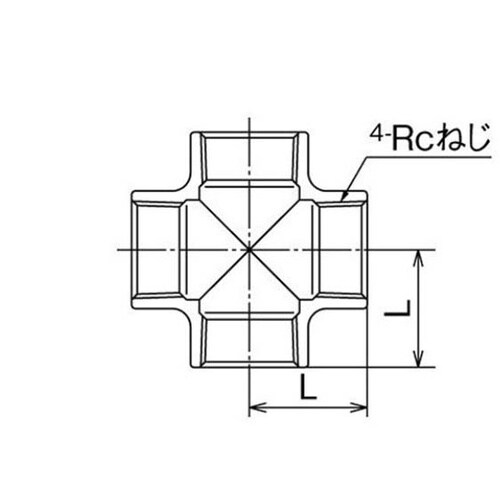 SFX型 ステンレスクロス Rc1/4
