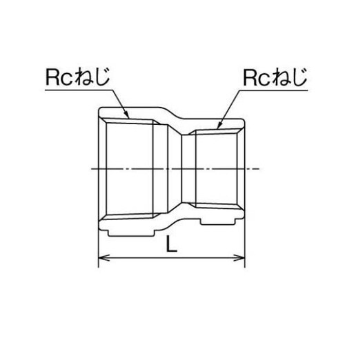 SFRS型 ステンレス異径ソケット Rc