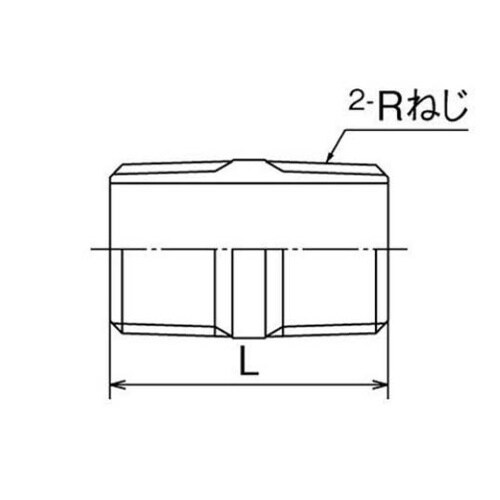 SFN2型 ステンレス丸ニップル R3/