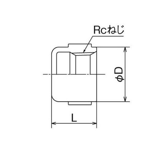 SFC型 ステンレスキャップ Rc1 1