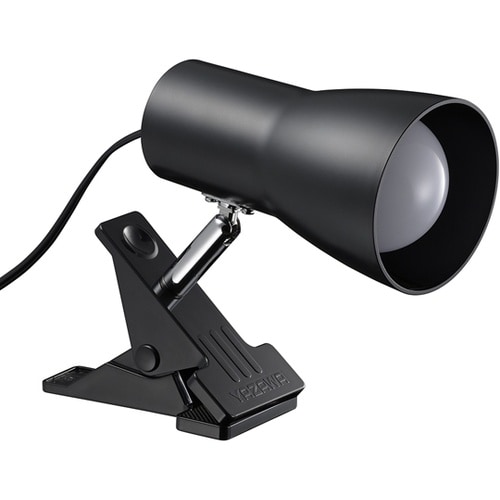 40形LED電球付属クリップライト ブラ