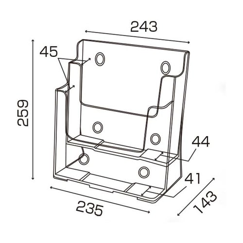 カタログケース A4 2段 T776 5