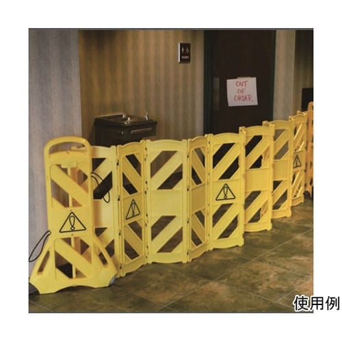 折り畳み式バリケードフェンス 黄 112