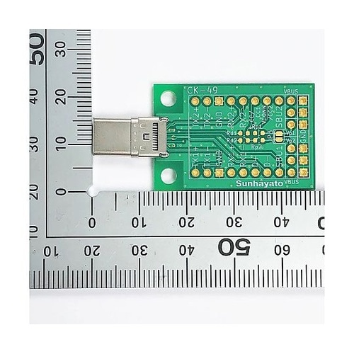 USB Type−C コネクタ変換基板