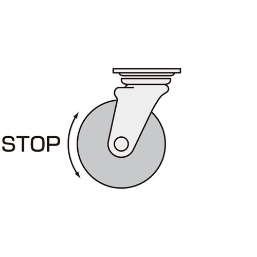 ゴールドキャスター 中荷重 プレート自在