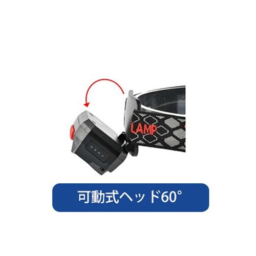 充電式LEDヘッドライト センサースイッ