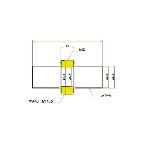 絶縁継手 59.5ミリ チューブエンド