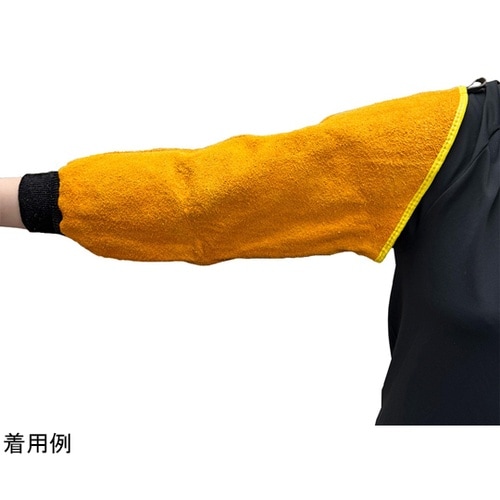 溶接用牛革腕カバー J2716
