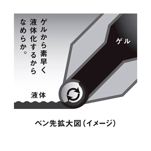 ゲルインキボールペン エナージェル 0.