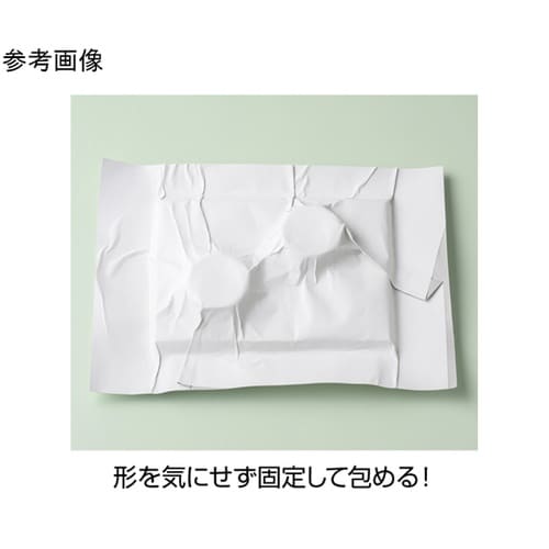 テープのいらない梱包紙 白厚紙 開封注意