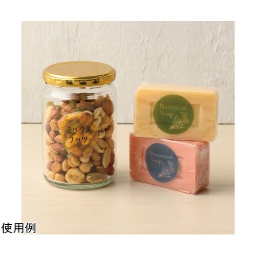 透明ラベル A4 丸 24面 1パック(