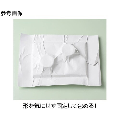 テープのいらない梱包紙 白厚紙 開封注意