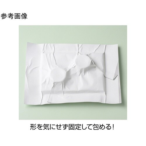 テープのいらない梱包紙 白厚紙 開封注意