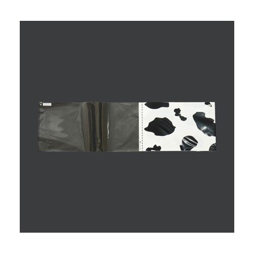 パン袋 ミシン目付OP袋 モーモー柄(黒