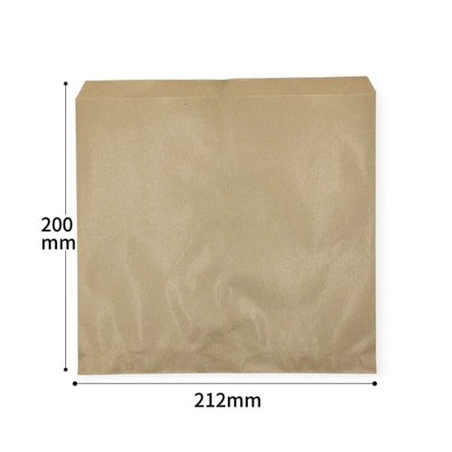 耐油平袋 ニュー耐油耐水紙袋 平袋 未晒