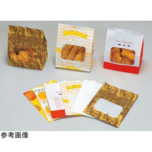 窓付惣菜袋 ルックバッグ No.4S 竹