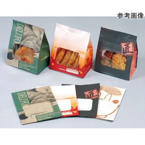 窓付惣菜袋 ルックバッグ No.4S デ