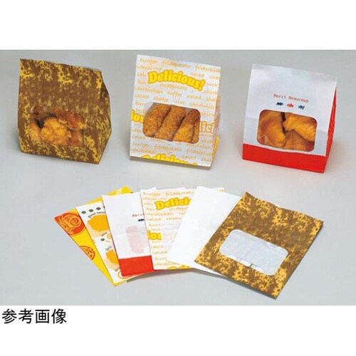 窓付惣菜袋 ルックバッグ No.4S デ