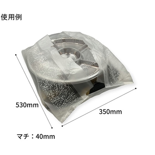 ポリ手提げ ステイブルバッグ かすみ草