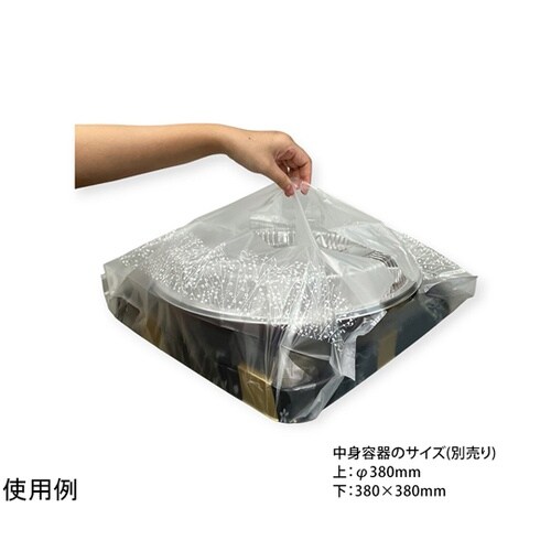 ポリ手提げ ステイブルバッグ かすみ草