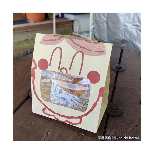 窓付惣菜袋 ルックバッグ No.4S お