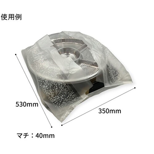 ポリ手提げ ステイブルバッグ かすみ草