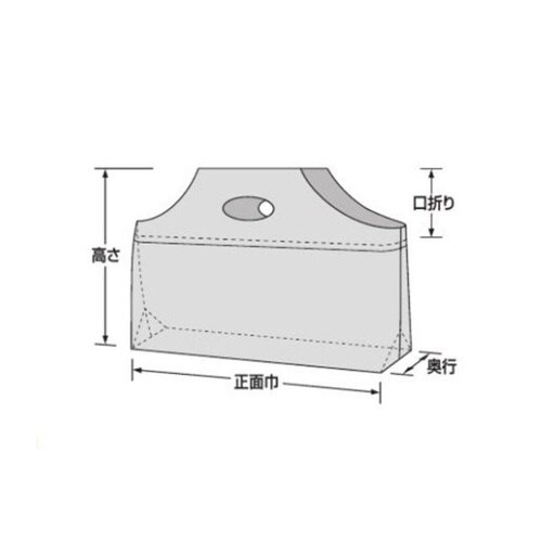 バイオマスレジ袋 フラットバッグバイオ2