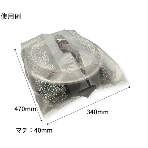 ポリ手提げ ステイブルバッグ かすみ草
