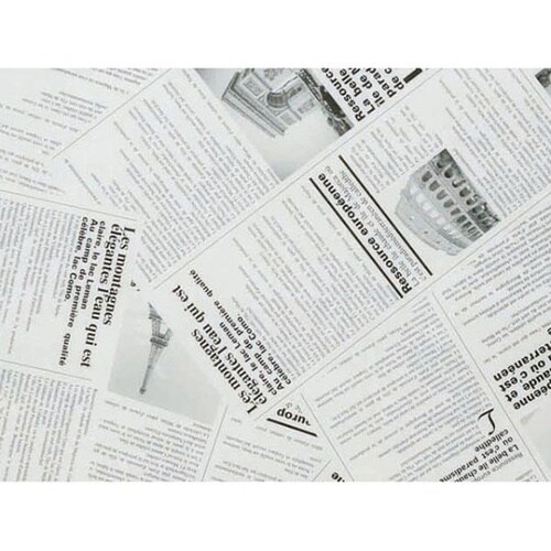 ヨーロピアンラッピングペーパー(白)30