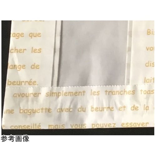 パン袋 フェネット耐油紙袋(レシピ柄)N