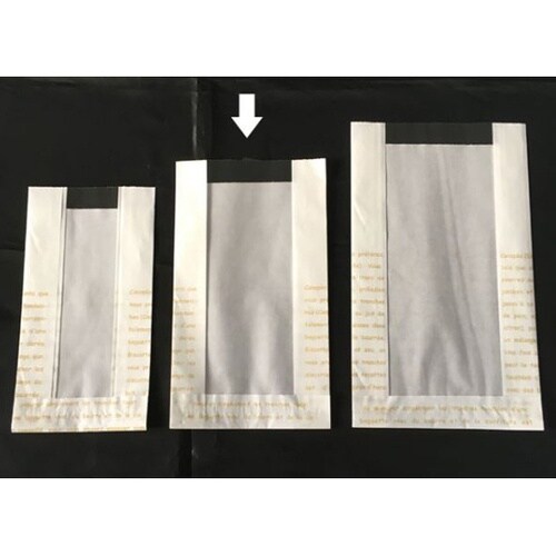 パン袋 フェネット耐油紙袋(レシピ柄)N