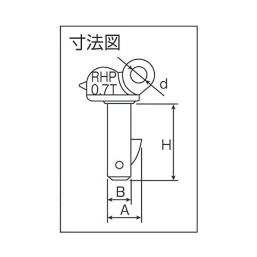 RHP700 穴つり専用クランプ